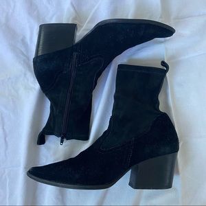 Matisse suede mid calf booties